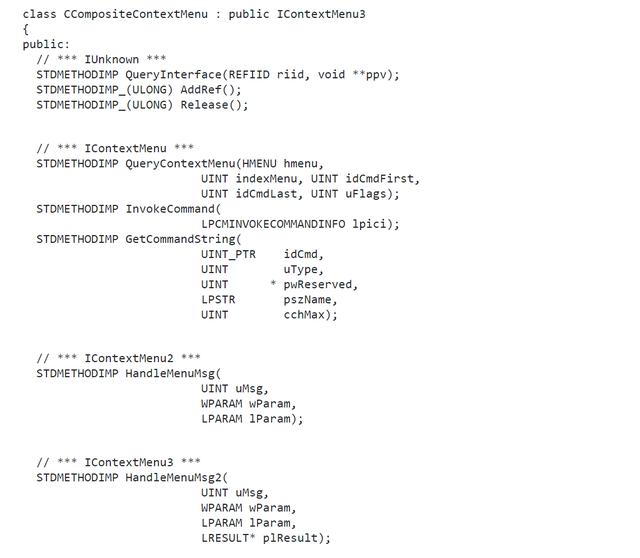 IContextMenu第十一部分：组合扩展的实现