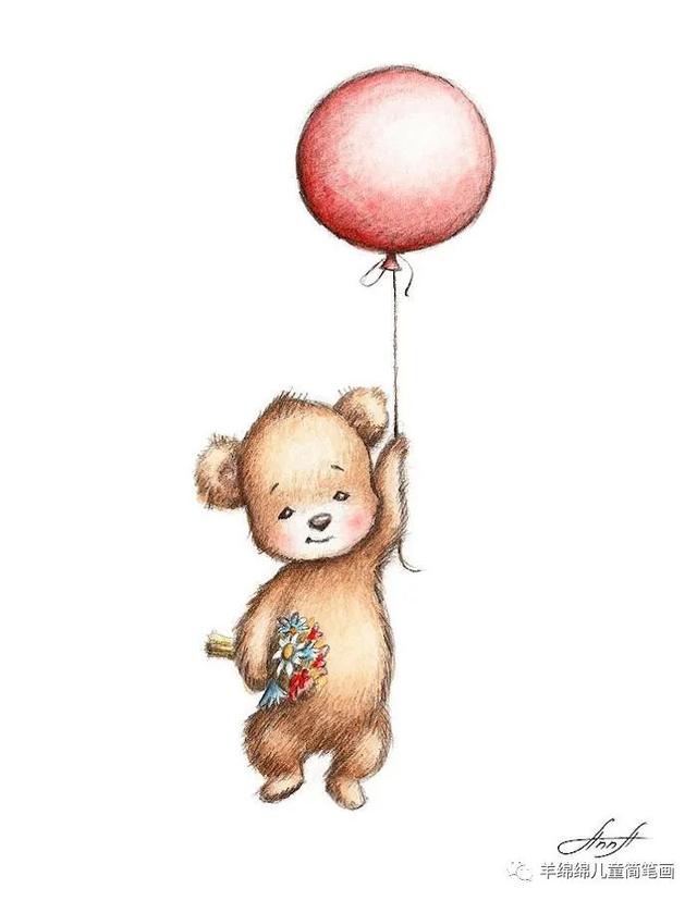 手绘简笔卡片(创意主题简笔画手绘图案)