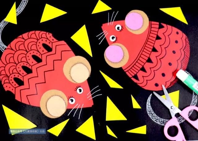 儿童创意画教程教案(线描画儿童简单)_手工miao