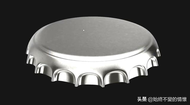 C4D自学笔记-瓶盖建模