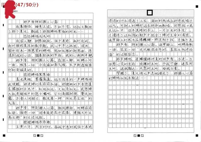 一篇47分的好作文 这字也值43分 快来借鉴一下吧 太阳信息网