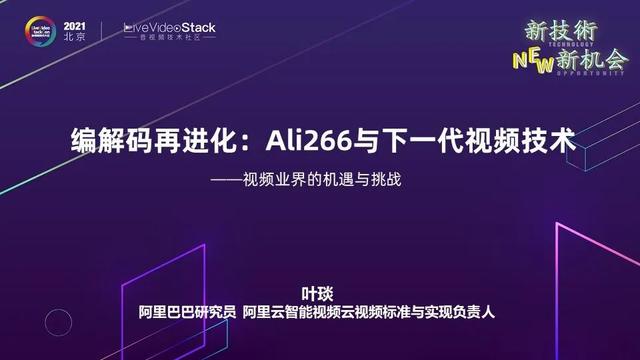 编解码再进化：Ali266与下一代视频技术