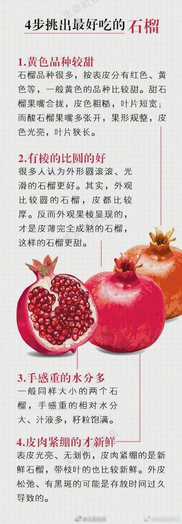 秋季应季水果：一颗石榴藏着6大健康好处