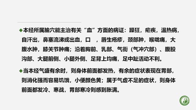 足阳明胃经与腧穴