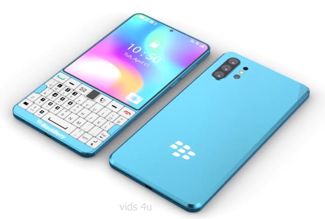 黑莓Arezzo渲染图：7050mAh+5.5英寸屏幕，实体按键外观另类