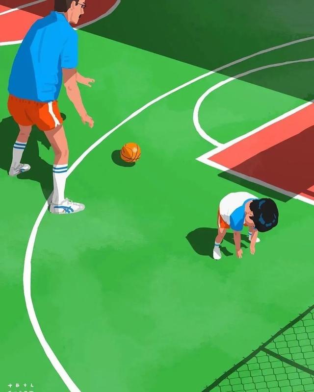 会画画的爸爸，太暖了