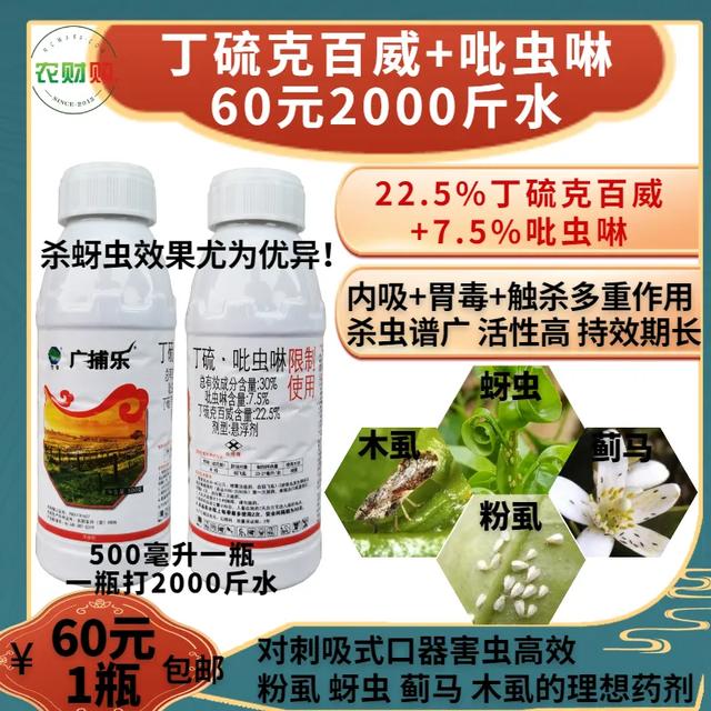 蚜虫粉虱老是打不下去，试试这5个药，平价的，贵的根据自己选择8