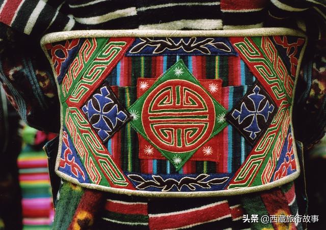 藏族服饰腰带(藏族装饰图案艺术)_手工miao