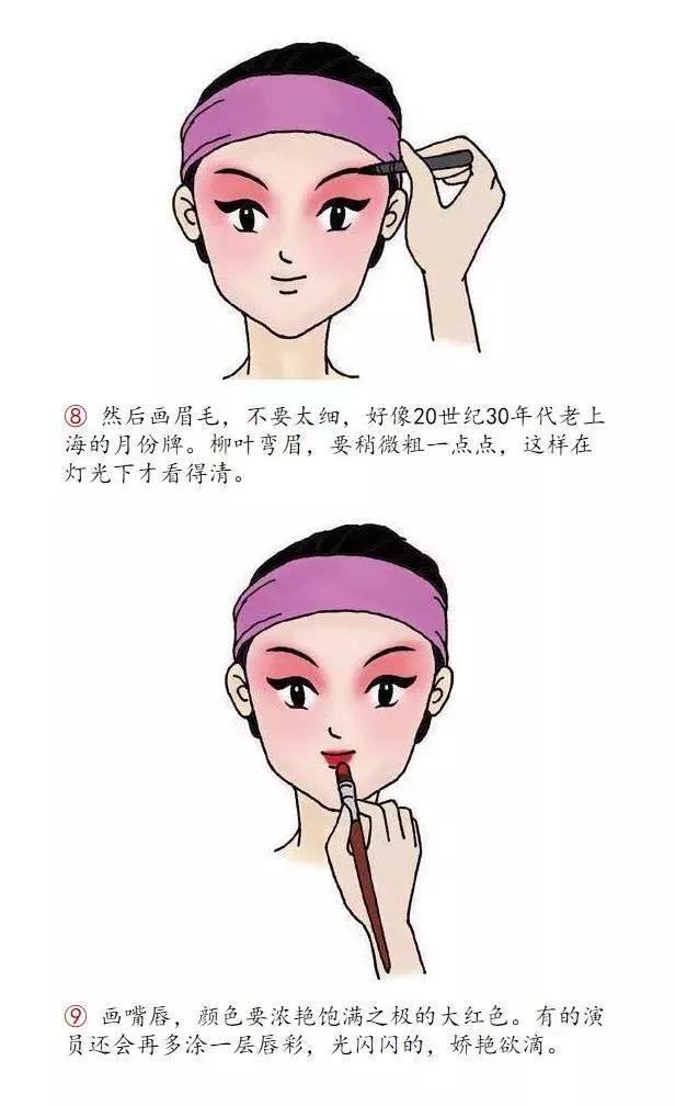戏曲旦角化妆有区别