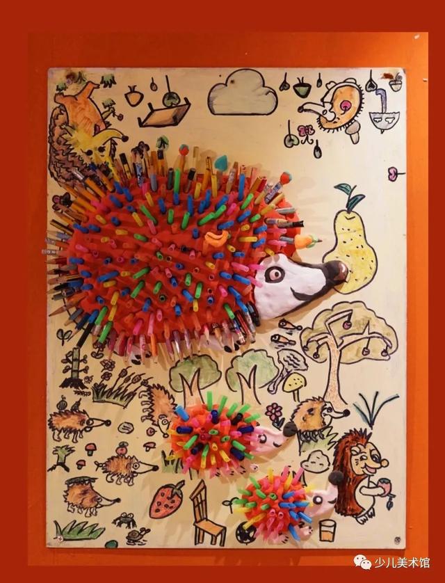 精选54张创意少儿绘画+装饰线描优秀范画，让孩子轻松上手