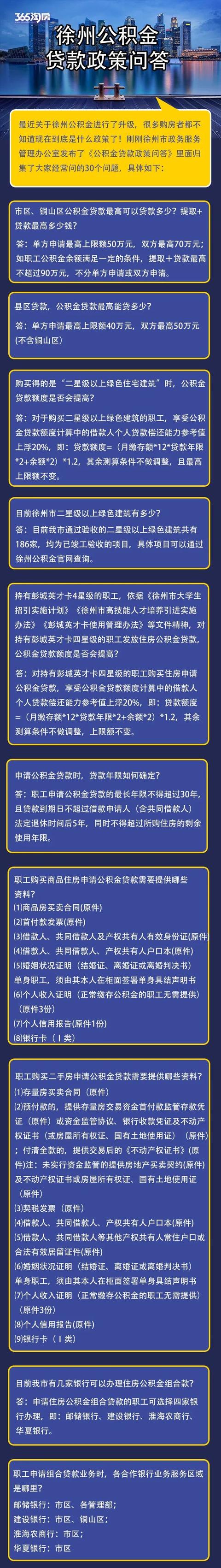 徐州公积金贷款政策70万「徐州公积金贷款新规定2021」