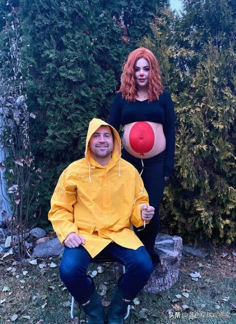 万圣节，孕妇原来还能装成这样？20张脑洞大开的孕妇装扮（一）