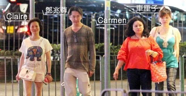 五个有“多妻”的港星，大傻哥榜上有名，最多四个。
(图19)