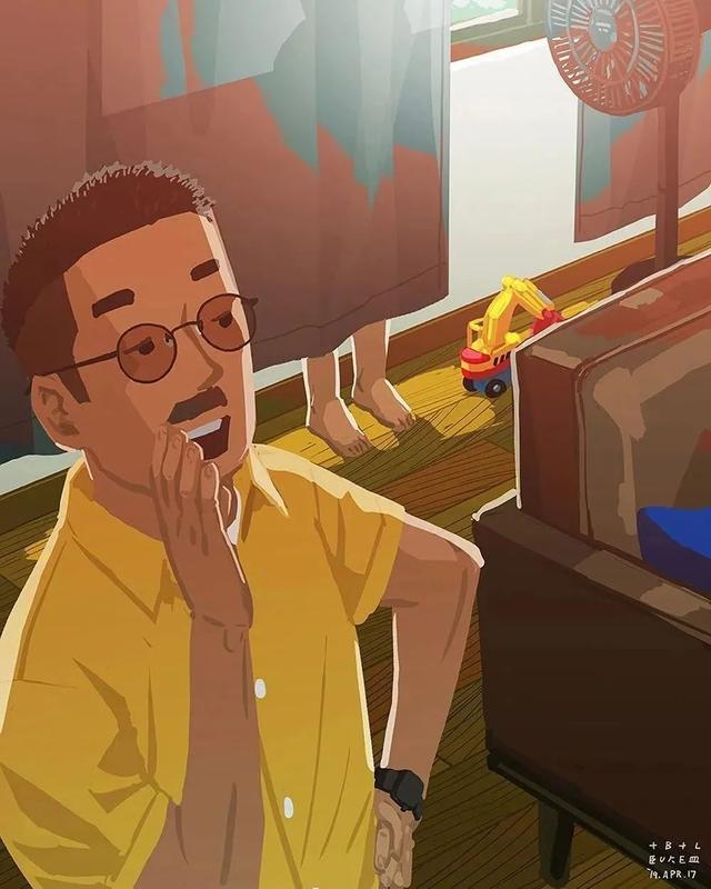 会画画的爸爸，太暖了