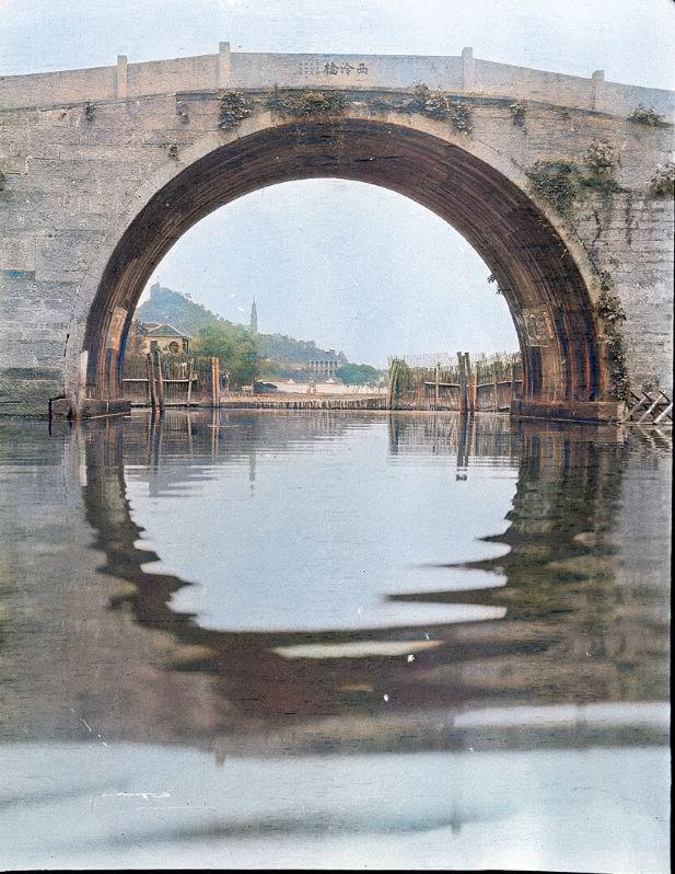 老照片 1918年杭州 西湖美景和南宋御街的繁華 中國熱點