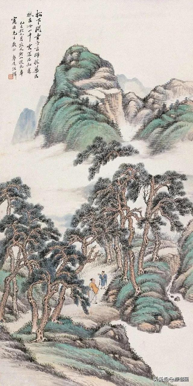 松下问童子全诗（松下问童子绘画）