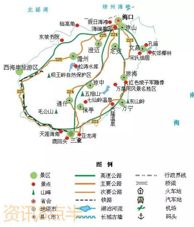 中国交通地图高清版 （全国34省交通旅游地图）