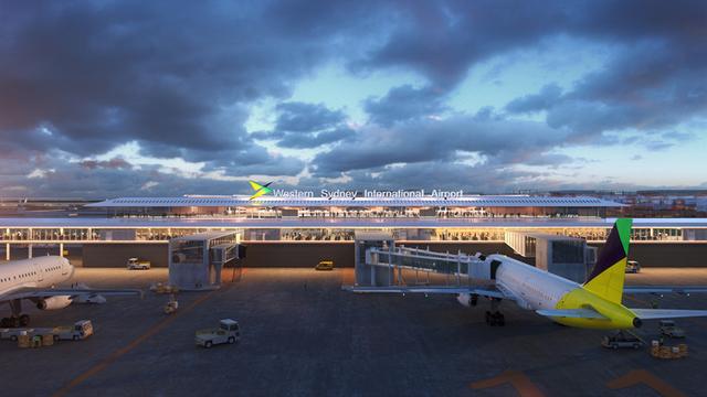 扎哈事务所联合Cox赢得西悉尼机场竞赛，连廊将成为最大亮点