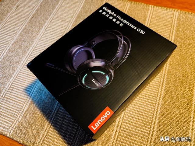 59塊錢ThinkPlus賽事級遊戲耳麥：USB硬聲卡7.1聲道電競耳機曬單