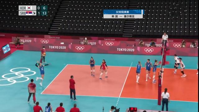 奥运会女排铜牌赛 韩国vs塞尔维亚 博什科维奇力挽狂澜 全网搜