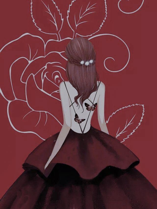 好看又高冷的背景图手机壁纸高冷女神背影