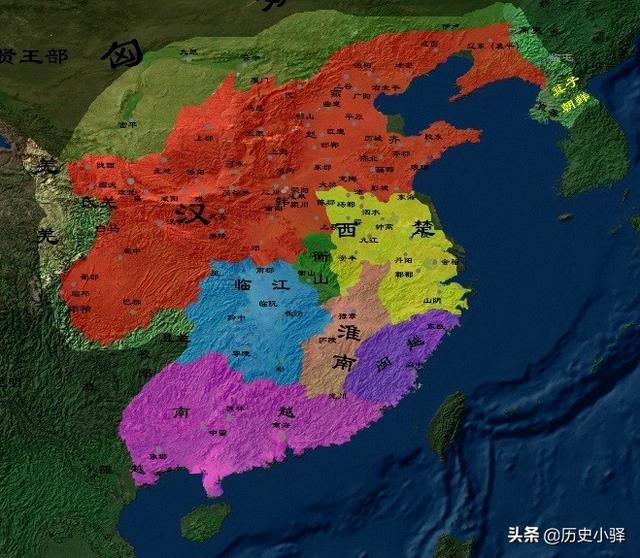 图解西汉两百余年疆域变化-第8张图片-看历史网