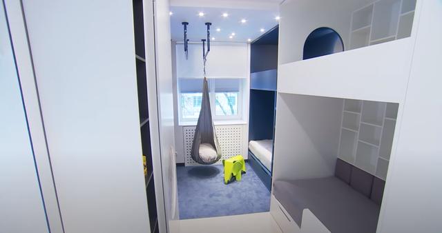 儿童房改造全过程：1间房定制2张高低床，有了三胎业主也不用换房