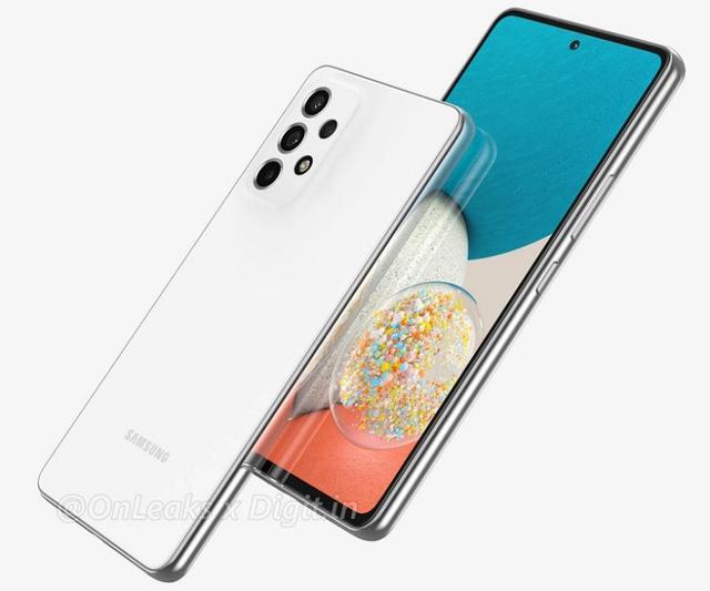 三星Galaxy A53系列渲染图曝光，后置四摄，取消3.5mm接口