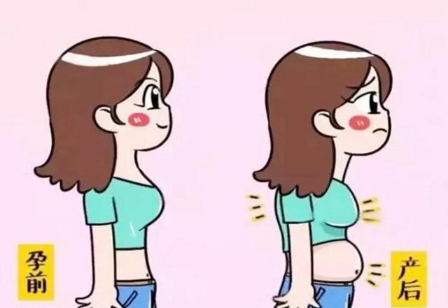 生完孩子，都瘦了，就只有肚子瘦不了！你有吗？