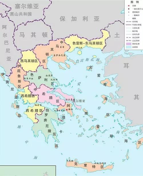 爱琴海在哪个国家（欧洲爱琴海地图）
