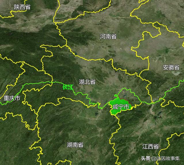 咸宁是哪个省的城市湖北省地图(湖北咸宁有哪几个县)