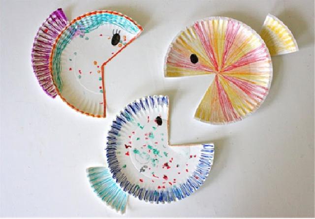 儿童手工装饰鱼制作大全(幼儿园亲子手工制作鱼教程)