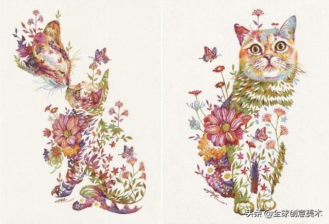 一个用 花 画 动物 的浪漫艺术家 Zh中文网