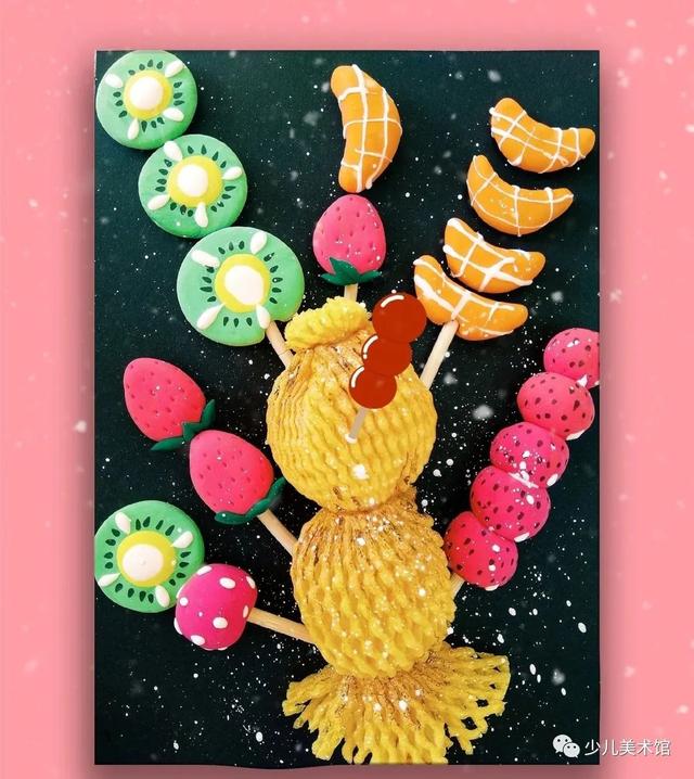 精选54张创意少儿绘画+装饰线描优秀范画，让孩子轻松上手