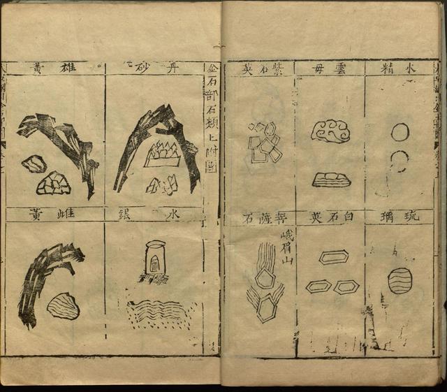 李时珍巨著《本草纲目》插图上卷（1596年刻本）