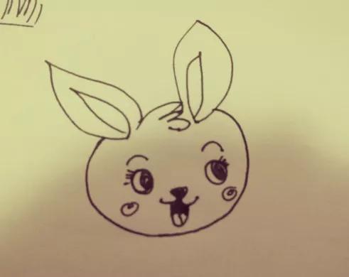 小五 兔子简笔画图片