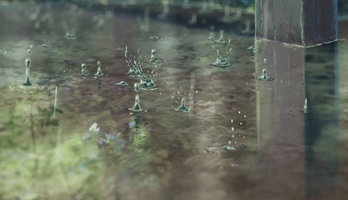 秋 天的 • 雨