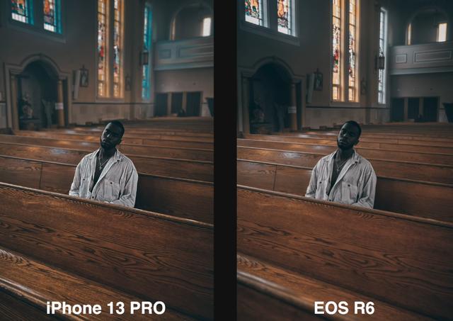 iPhone13 Pro对决3万元佳能EOS R6，区别有多大，你能发现吗？