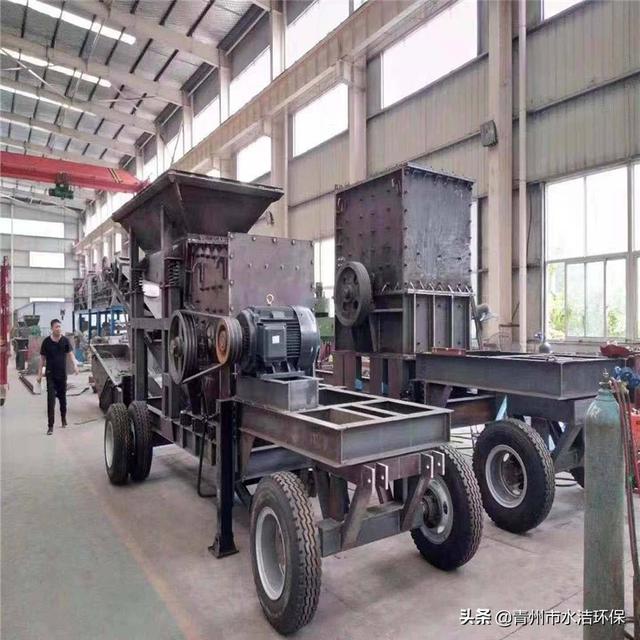 广东青州轮式洗砂机