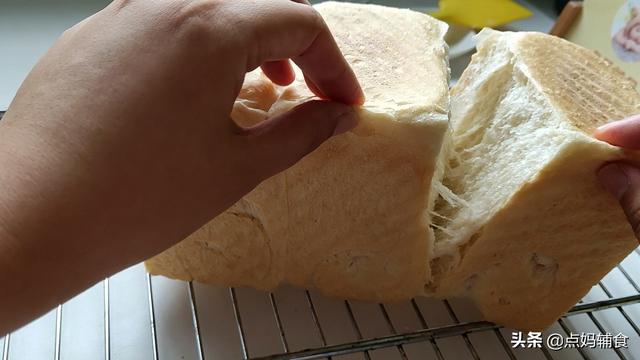 无糖无盐宝宝版吐司，1岁以下也能吃