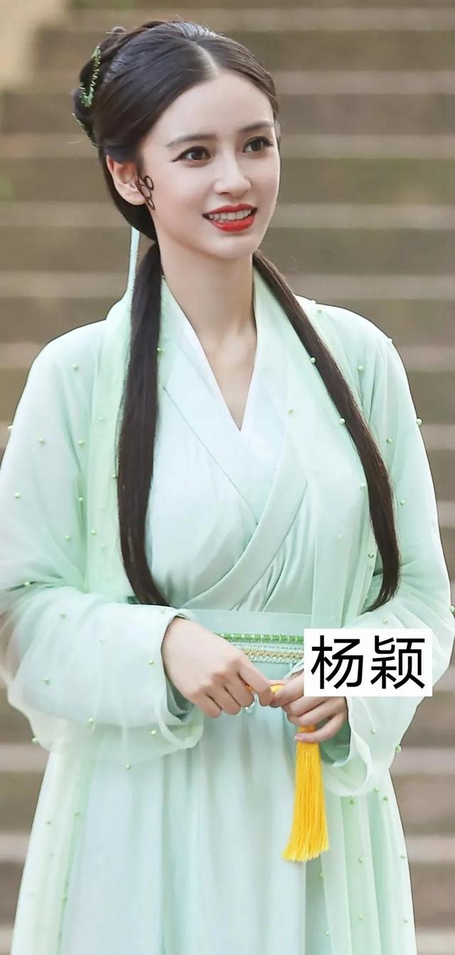 女明星古装剧中的中分发型谁比较好看