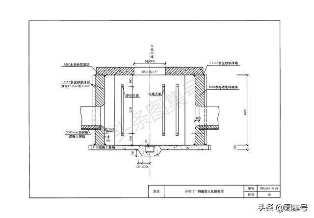人孔井图集yd51782009通信管道人孔和手孔图集下载