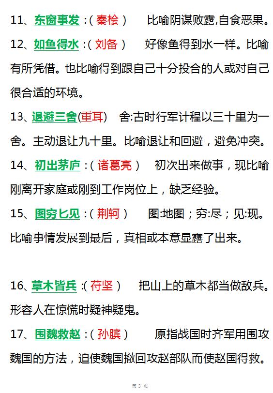 高考语文，113个和历史人物有关的成语，逆袭语文130+