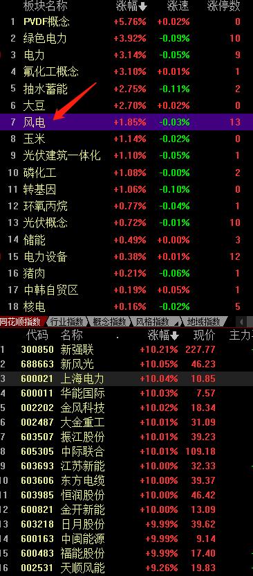 冰火两重天-绿电新能源万绿丛中一点红