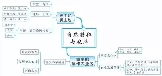 初中各科思维导图全汇总（语文、数学、地理、历史、化学、生物）