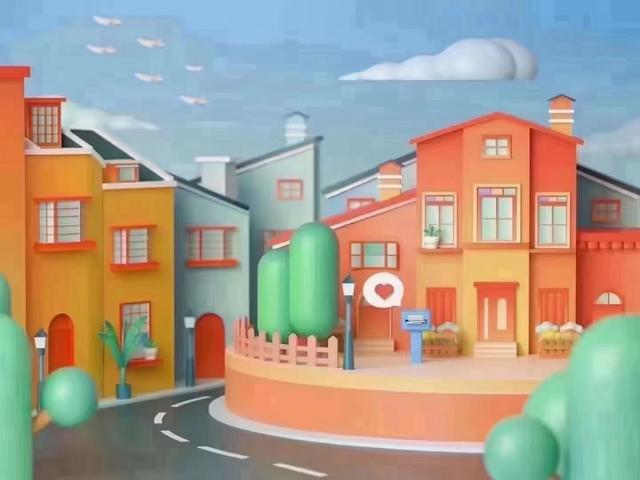 C4D建模设计小场景再现3D插画风