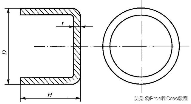 preo工程图中显示展平