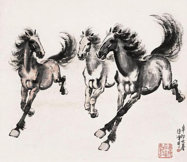 徐悲鸿励志学画