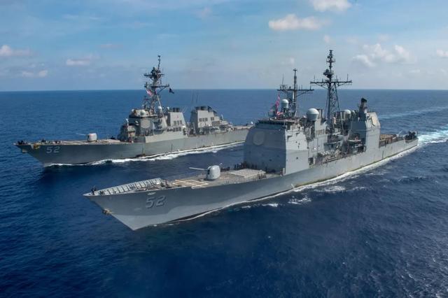 2021年的南海風波再起！美國海軍“雙航母”戰斗群三進南海