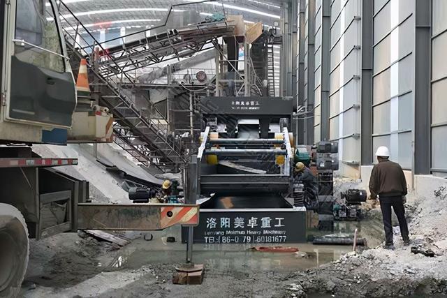 锤式洗砂机拆迁
